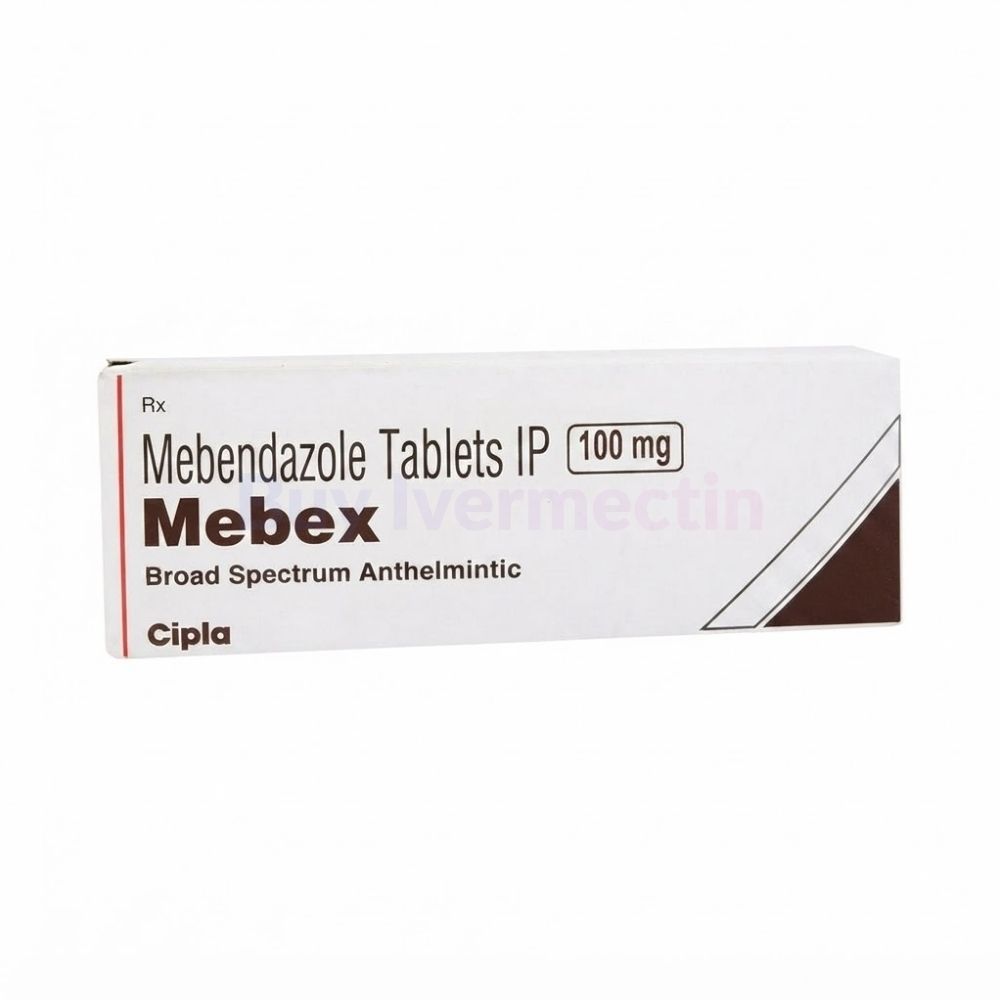 Mebendazole Mebex 100mg